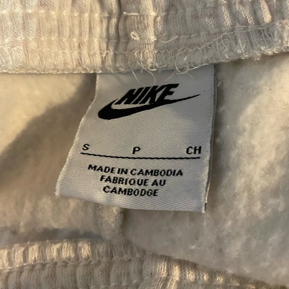 Women’s White/Light Gray Sweatpants - Picture 3 of 4